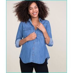 HATCH The Mama Denim Shirt Radiance - 1